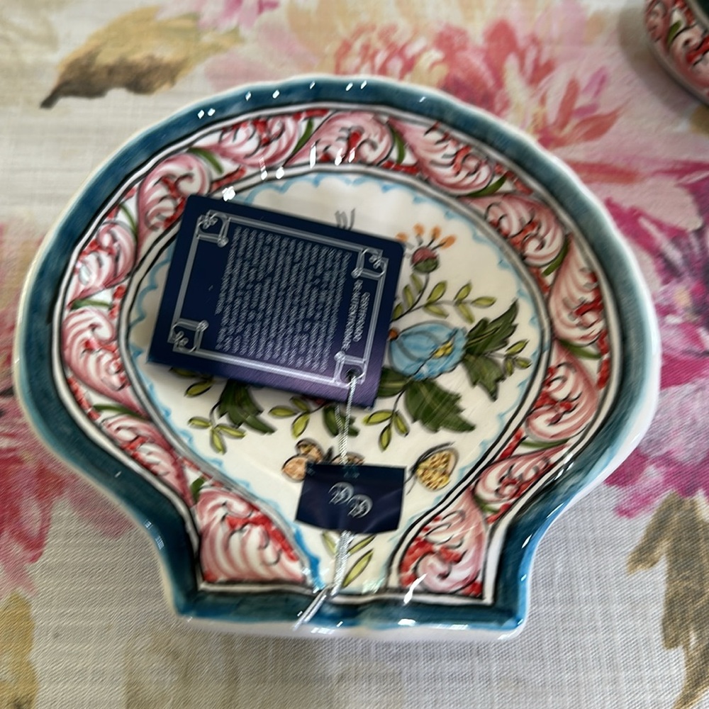 Shell dish hand painted Portugal - Picture 4 of 6